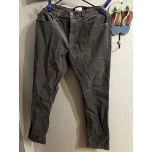 Goodfellow & Co Corduroy Pants 36x32 Gray  5-Pocket Slim Fit‎ Stretch